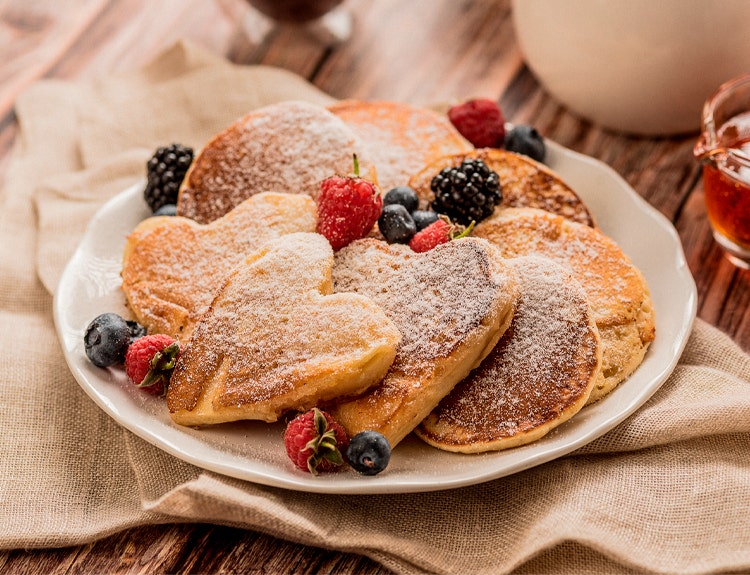 PANQUECAS PARA O CAFÉ DA MANHÃ