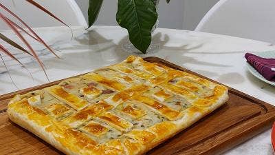 TORTA DE BATATA E PICLES