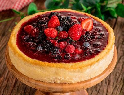 CHEESECAKE COM GELEIA